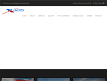 Tablet Screenshot of logistic-xperts.com